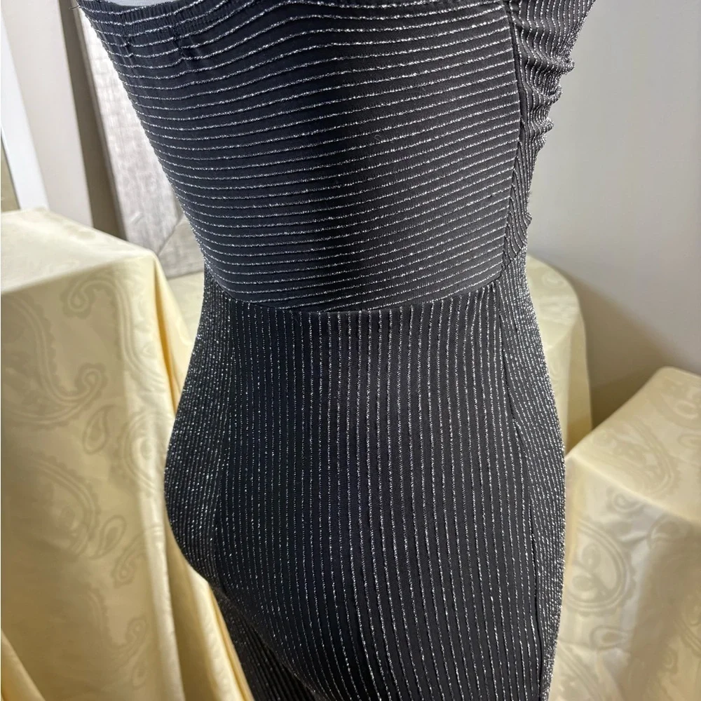 Love Squared Black Jumpsuit with Tapered Legs